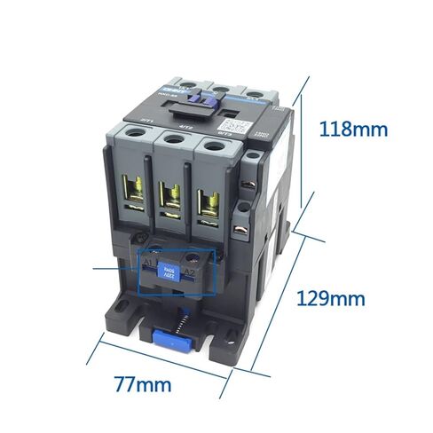 CHNT CHINT AC Contactor NXC-65 Industrial Magnetic Contactor 3 Phase 65A Din Rail Contactor AC 220V 380V New for CJX2-6511 (Color : NXC-65 220V) in Kuwait