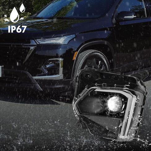 VLINCAR LED Headlight Compatible with Chevy Traverse 2022 2023 2024 w/LED DRL Factory Style Headlamp Assembly w/Bulbs Right Passenger Side RH in Saudi Arabia