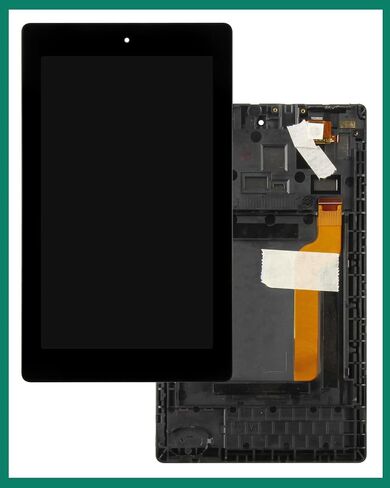 لـ Amazon Fire 7 7th Screen Replacement for Amazon Fire 7 2017 LCD Digitizer Kits for Amazon Fire 7 SR043KL Touch Screen Screen Assembly Assembly Essembly مع إطار أسود in Saudi Arabia