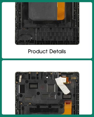 لـ Amazon Fire 7 7th Screen Replacement for Amazon Fire 7 2017 LCD Digitizer Kits for Amazon Fire 7 SR043KL Touch Screen Screen Assembly Assembly Essembly مع إطار أسود in Saudi Arabia