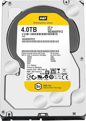 WD SE 4TB Datacenter Hard Disk Drive - 7200 RPM SATA 6 Gb/s 64MB Cache 3.5 Inch - WD4000F9YZ (Renewed) in Saudi Arabia