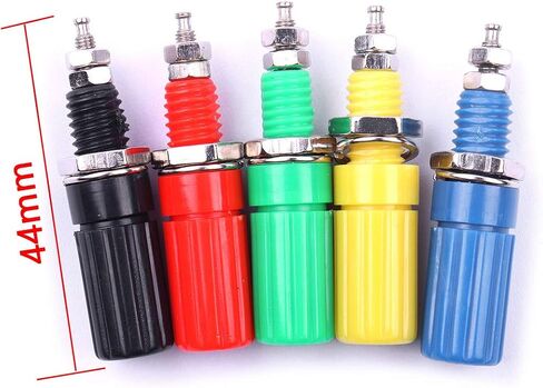 Atoplee 20pcs Binding Post for Speaker 4mm Banana Plug Test Probe Conversion Jack Panel Mount Connector in Saudi Arabia