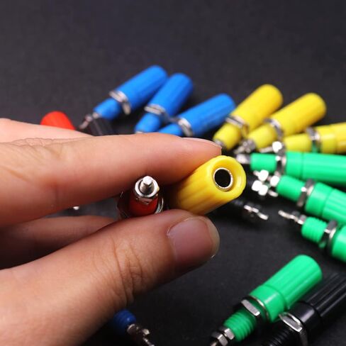 Atoplee 20pcs Binding Post for Speaker 4mm Banana Plug Test Probe Conversion Jack Panel Mount Connector in Saudi Arabia