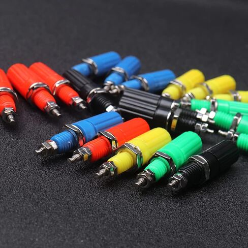 Atoplee 20pcs Binding Post for Speaker 4mm Banana Plug Test Probe Conversion Jack Panel Mount Connector in Saudi Arabia