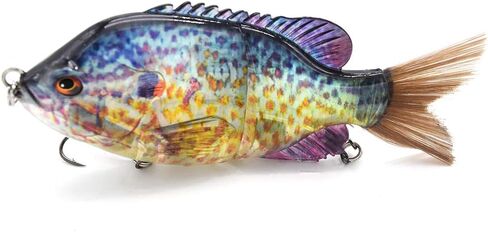 5.9 بوصة متعددة الساحة سحر السمك ، 2 شريحة كبيرة غارقة الصيد السحر صيد الأسماك ، crankbaits swimbaits مع خطاف ثلاثي in Kuwait