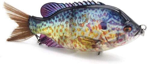 5.9 بوصة متعددة الساحة سحر السمك ، 2 شريحة كبيرة غارقة الصيد السحر صيد الأسماك ، crankbaits swimbaits مع خطاف ثلاثي in Kuwait