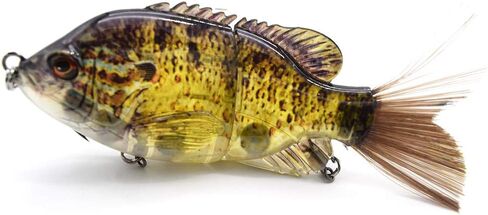 5.9 بوصة متعددة الساحة سحر السمك ، 2 شريحة كبيرة غارقة الصيد السحر صيد الأسماك ، crankbaits swimbaits مع خطاف ثلاثي in Kuwait