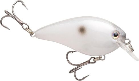 Strike King (HCKVD1.5E-742) KVD ELITE 1.5 Squarebill ، Crankbait الضحلة ، عمل صامت صامت ، 3/8 أونصة ، الغطس من 3 إلى 6 أقدام ، حجم 4 Mustad Triple Treble Hooks ، Slick in Saudi Arabia