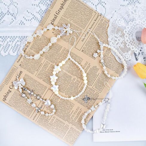 سوار سوار الهاتف 5 مساءً ، سحر الهاتف الخليوي بيرل ، حزام معصم ، حبل سوار للكاميرا ديكور قلادة مفاتيح الكاميرا in Kuwait