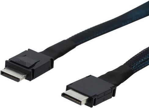 PCIe Oculink SFF-8611 4i to Mini SAS SFF-8611 4i Server High-Speed Cable (19.68, Inches) in Saudi Arabia