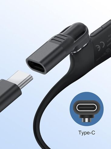 Seynli USB C إلى محول مغناطيسي لشاحن سماعات الرأس اللاحق ، متوافق مع Shokz Aeropex ، OpenRun ، OpenRun Pro ، OpenRun Mini ، OpenComm 2/UC ، لكابل شحن Aftershokz in Kuwait