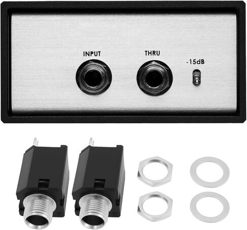 Sing F Ltd 5pcs 1/4 بوصة مغلقة مونو جاك النحاس مفصل 6.35 مم مع محطات العروة لحام للآثار و amps in Saudi Arabia