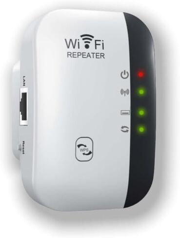 مكثف إشارة WiFi Extender ، الداعم للمنزل يصل إلى 4000 قدم مربع والعديد من الأجهزة ، مكرر WiFi ، مكرر الإنترنت اللاسلكي ، مكبر للصوت البعيد مع منفذ Ethernet ، إعداد زر واحد (أبيض) in Saudi Arabia