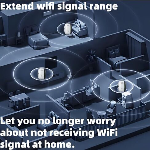 مكثف إشارة WiFi Extender ، الداعم للمنزل يصل إلى 4000 قدم مربع والعديد من الأجهزة ، مكرر WiFi ، مكرر الإنترنت اللاسلكي ، مكبر للصوت البعيد مع منفذ Ethernet ، إعداد زر واحد (أبيض) in Saudi Arabia