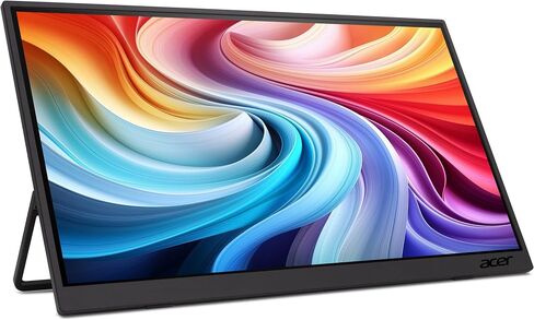 Acer Portable Monitor | 18.5" FHD IPS | Adaptive-Sync Support (FreeSync Compatible) | Slim Design | External Monitor for Laptop PC/Mac | 100Hz | 2 x USB 3.1 Type-C Port & HDMI 1.4 | PM191Q Ebmiuux in Saudi Arabia