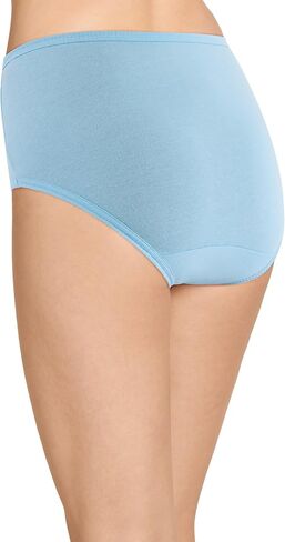 Jockey Women's Underwear Elance Brief - 6 Pack, Ivory/Light/Pink Shadow, 7 in Saudi Arabia