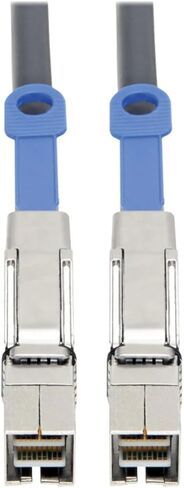 TRIPP Lite Eaton Series S528-01M Mini-SAS HD Cable 12GBPS 1M (3.3ft) SFF-8644 MALE/MALE 28AWG Black ، RAID SAN SAN SAND ، حزمة العناية السحابية قبل تكوينها مؤهلة (1 حزمة) in Saudi Arabia