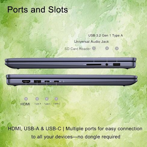 Dell Inspiron 14 2-in-1 Business Business Laptop-AMD Ryzen 5 8640HS (Beats Intel I7-1255U) ، 14 "IPS LED FHD Display ، Backlit KB ، Photeprint ، Win 11 Pro ، WiFi6 ، for Business & Students (32GB RAM DDR5 ، 1TB SSD) in Saudi Arabia