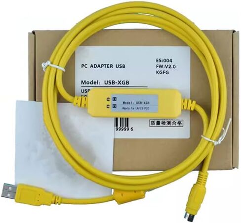 USB-XGB Programming Cable for XBC XBM Series Communication Download Cable Economy Version Yellow 3m in Saudi Arabia