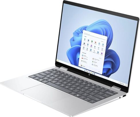 كمبيوتر محمول HP Envy x360 2 في 1 Copilot AI PC مقاس 14 بوصة WUXGA Touch AMD Zen 4 6-core Ryzen 5 8640HS (Beats i7-1255u) ذاكرة الوصول العشوائي 16 جيجابايت و512 جيجابايت SSD بإضاءة خلفية USB-C وكاميرا خصوصية IR 5 ميجابكسل بولي شحن سريع Win11 مع ICP ملحق in Kuwait