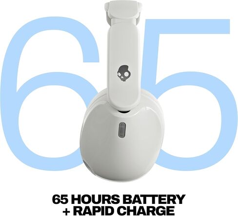 Skullcandy Hesh 540 ANC Wireless Over-Ear Bluetooth Headphones with THX Spatial Audio, Active Noise Cancelling, Personalized Sound, Up to 65 Hours Battery, Microphone for iPhone Android - True Black in Saudi Arabia