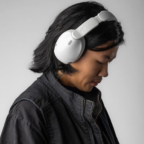 Skullcandy Hesh 540 ANC Wireless Over-Ear Bluetooth Headphones with THX Spatial Audio, Active Noise Cancelling, Personalized Sound, Up to 65 Hours Battery, Microphone for iPhone Android - True Black in Saudi Arabia