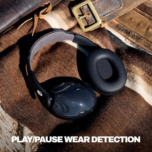 Skullcandy Hesh 540 ANC Wireless Over-Ear Bluetooth Headphones with THX Spatial Audio, Active Noise Cancelling, Personalized Sound, Up to 65 Hours Battery, Microphone for iPhone Android - True Black in Saudi Arabia