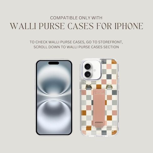 Walli Crossbody Phone Strap Lanyard - حبل الهاتف الخليوي السلسلة الذهبية للنساء ، وحامل Crossbody قابل للتعديل ، ومرفق حالة الهاتف الآمن ، وحالات المحفظة فقط in Saudi Arabia