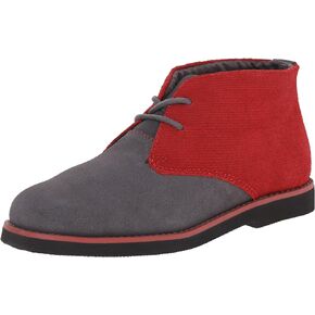 Florsheim Kids Quinlan JR Chukka Boot (Little Kid/Big Kid), Gray/Black Sole, 3 M US Little Kid