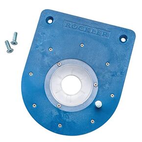 Compact Router Insert Plate Kit for Convertible Benchtop Router Table - Easy Router Access Woodworking Tools w/Pre-Drilled Holes - Compact Tool Kit Fits Porter Cable, Bosch, Dewalt, & More