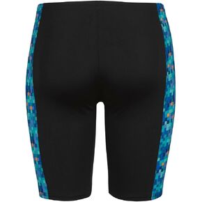 ARENA Performance Boys' Pool Tiles Swim Jammer MaxLife Knee-Length Swimsuit Pool Training Swim Team Kids’ Bathing Suit