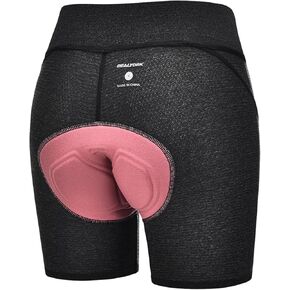 Padded Bike Shorts Women Cycling Underwear Bicycle Biking Biker Short with 4D Padding Super Lightweight Breathable in Kuwait