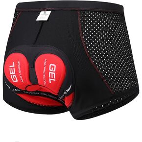 Men's Bike Shorts 3D Padded Cycling Pants, Cycling Underwear, Breathable Cycling Gear