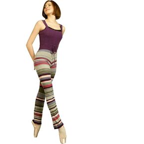 Sansha Women's Full Length Warm-up Unitard with Multicolor Details