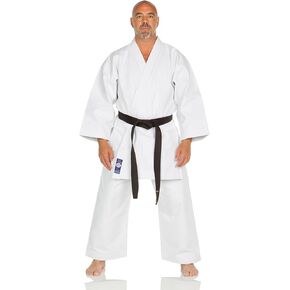 Ronin Shiai Blue Label المصقول للكاراتيه GI - زي الفنون القتالية ثقيل الوزن - ناعم 11 أونصة. نحى قماش الكاراتيه موحدة