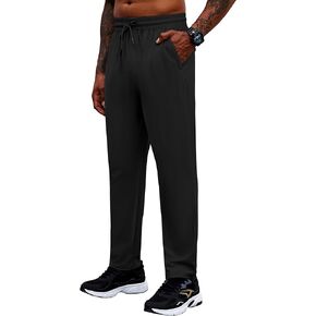 Milin Naco الرجال Sweatpants تمتد رجل السراويل الرياضية تجريب السراويل تشغيل السراويل الترنك رجل ركض مع جيوب
