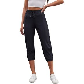 Women's Summer Hiking Cargo Capri Pants Lightweight Outdoor Athletic Travel Casual Loose Comfy Cute Pockets