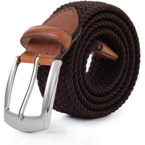 Woven Elastic Braided Belts Womens Stretch Belt Limitless Adjust Multicolored Golf Belts for Man 1 3/8 Fashion Casual