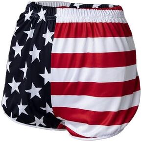 USA Flag Ranger Panties Men's Athletic Training Shorts
