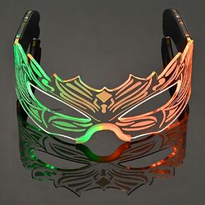 Light Up Glasses For Party LED Glasses For Adults Kids Multi Color Futuristic Mask Rave Accessory