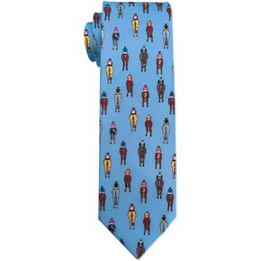 Horse Racing Ties Mens Horse Jockey Necktie Animal Men's Tie 3.15" (8CM) Horse Tie For Men