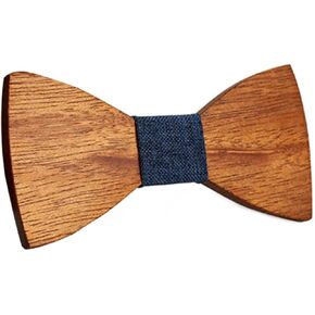 Stjarna Handmade Wooden Bow Tie for Boys Men Novelty Bow Tie Gift