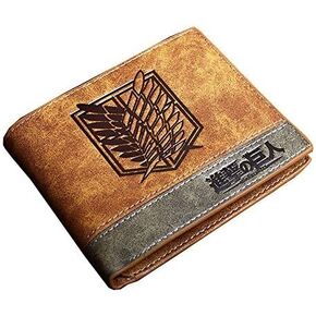 Attack on Titan Multi-Card Compact Center Flip Bifold Wallet
