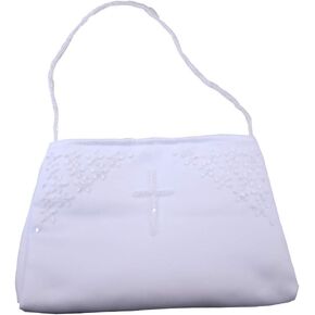 VILLAGE GIFT IMPORTERS Girls First Communion Purse | Confirmation Christening Bag | Catholic Children Purse | Christian Apparel Ages 5-14