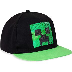 Minecraft Baseball Caps for Boys, Kids Trucker Hat with Creeper and TNT, One Size Baseball Cap, Official Video Game Merchandise for Childrens, Gifts for Gamers (Multicoloured)