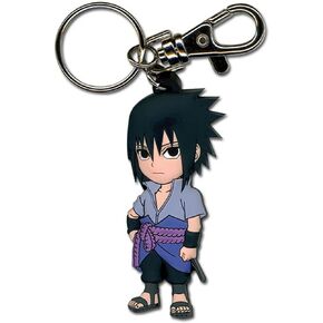 Great Eastern Entertainment 36696 Naruto Shippuden SD Sasuke PVC Keychain, Multi-Colored, 2"