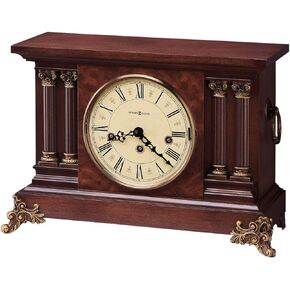 Howard Miller Circa Mantel Clock 630-212 – Mechanical, Americana Cherry Home Decor, Key-Wound, Single-Chime Movement