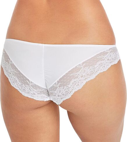 حزمة Maidenform Tanga، ملابس داخلية خلفية، سراويل داخلية من الدانتيل صفيق للنساء، 3 عبوات in Kuwait