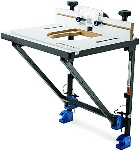 Compact Router Insert Plate Kit for Convertible Benchtop Router Table - Easy Router Access Woodworking Tools w/Pre-Drilled Holes - Compact Tool Kit Fits Porter Cable, Bosch, Dewalt, & More in Kuwait