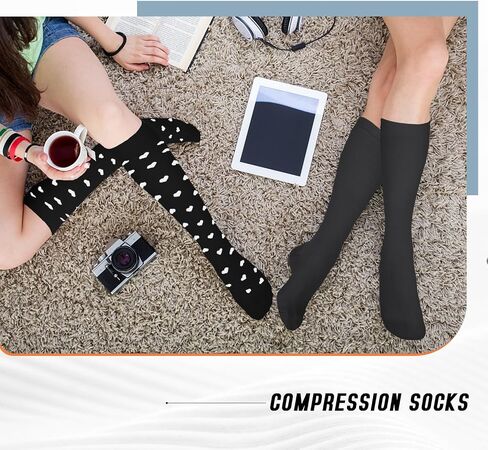 8 pairs Compression Socks for Men & Women Circulation-Best Support for Nurses, Running, Hiking, Recovery in Saudi Arabia